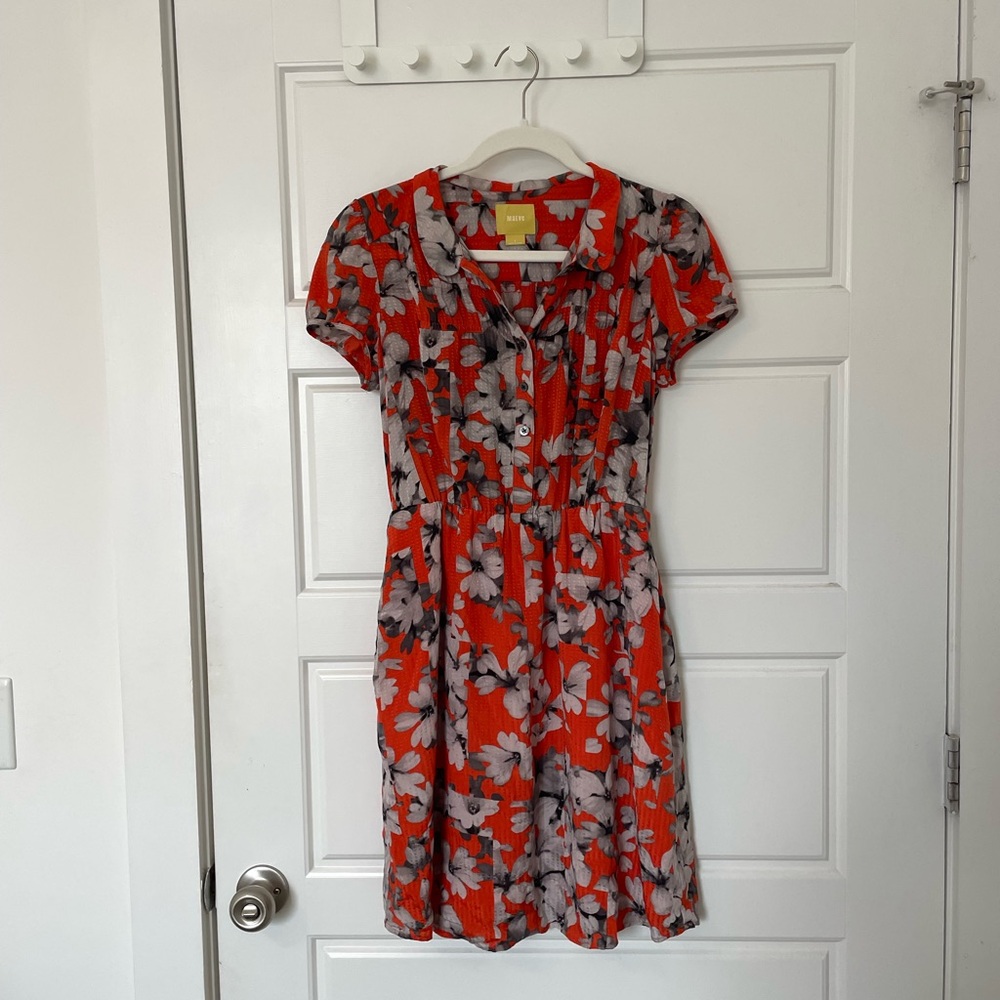 MAEVE Floral Red Dress